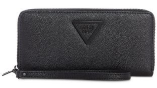 Guess Lauri Boxed Zip-Around Wristlet Colour Black