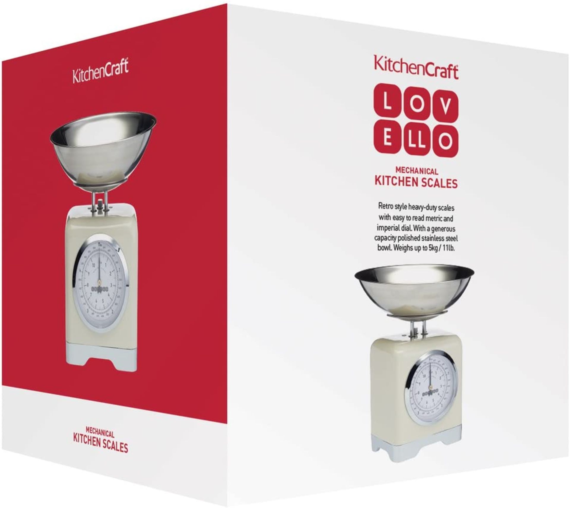 Kitchen Craft Lovello Mechanical Kitchen Scale (RRP £34.99) - Image 2 of 2