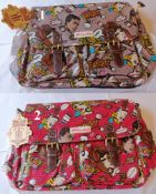 2 x HT Fashion London Ladies Satchel Shoulder Bags