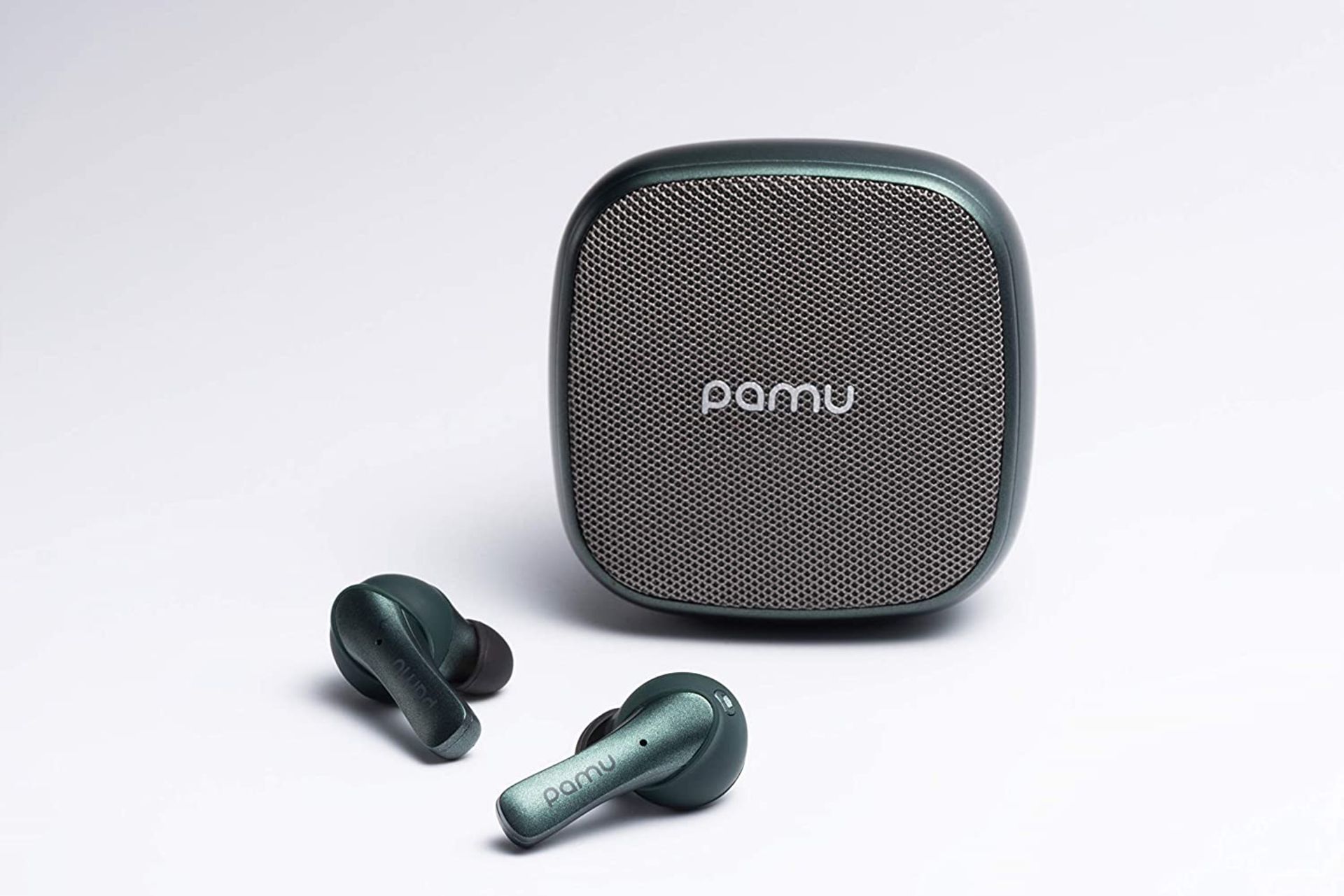 Padmate Pamu Slide True Wireless Stereo Bluetooth Earphones - Green RRP £102.99 - Image 3 of 4