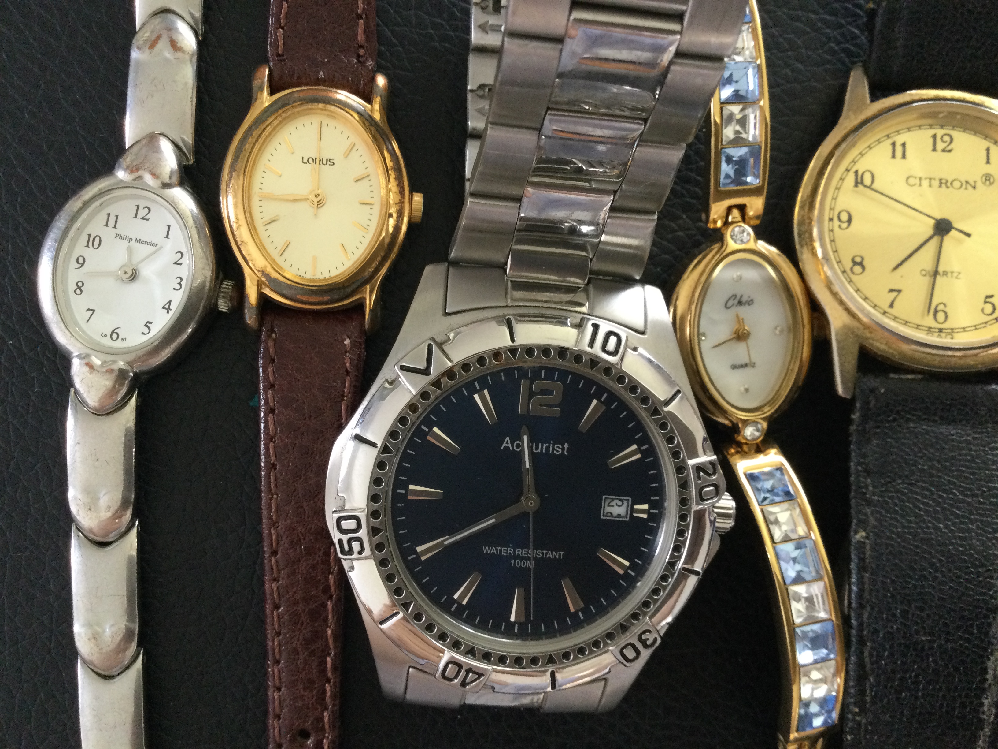 15 Ladies & Gents Watches, Gold Plated Lorus, Gold Plated Chic, Philip Mercer Etc (GS 69) Here - Image 4 of 6