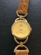 Gucci Ladies Gold Plated Quartz Wristwatch (GS59) A little Ladies Gucci Gold Plated Quartz watch