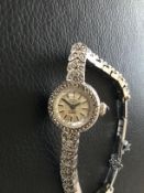 Rotary Ladies Deco Style Manual Marcasite Wristwatch (GS61) Here is a beautiful Ladies early