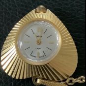 Valtine Lady Gold Plated Pendant Watch (56 A) This is a beautiful Valtine Lady Gold Plated