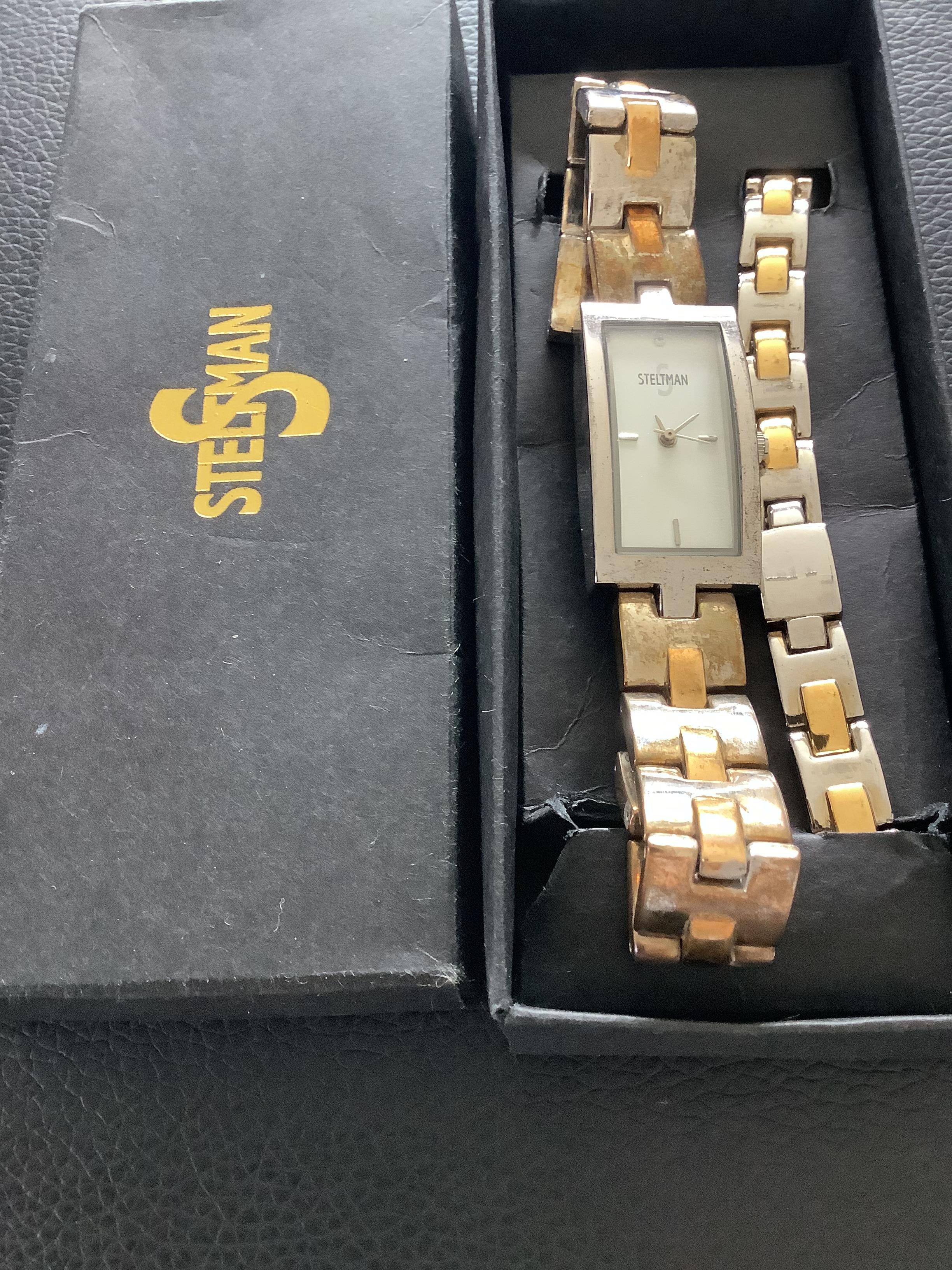 Steltman 'Old Stock' Ladies Gold Plated Wristwatch & Matching Bracelet (GS 169) Here is a - Image 2 of 6