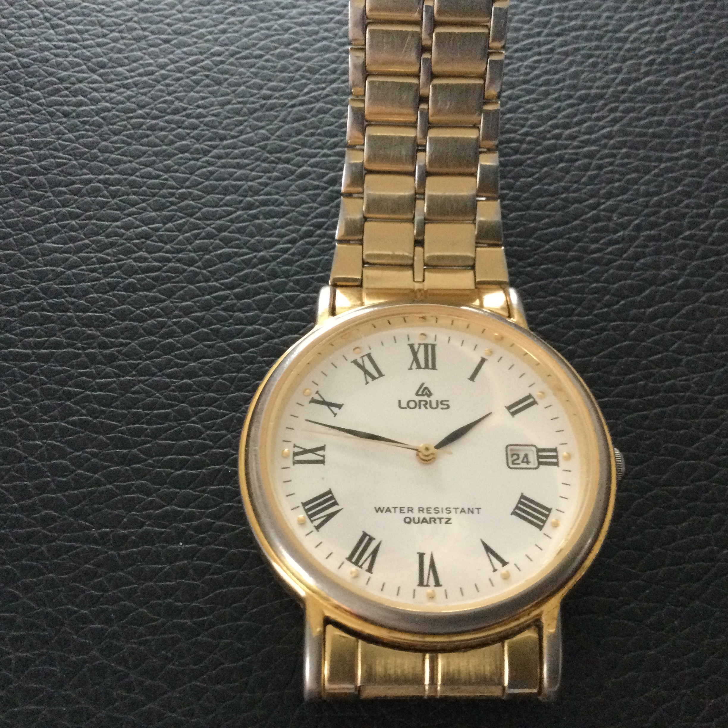 Lorus Gold Plated Quartz Gents Wristwatch (GS30) A Gents Lorus Gold Plated Quartz Wristwatch - Image 4 of 6