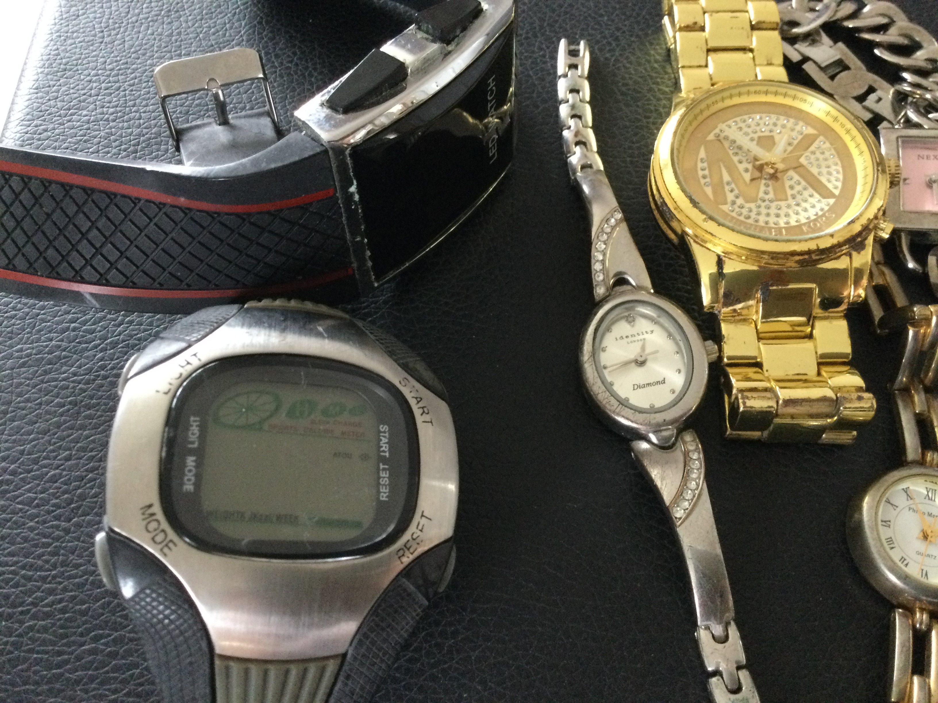 Collection of 10 Watches, Casio, MK, Next, Guess, Identity Diamond Etc (GS 25) A super - Image 2 of 5