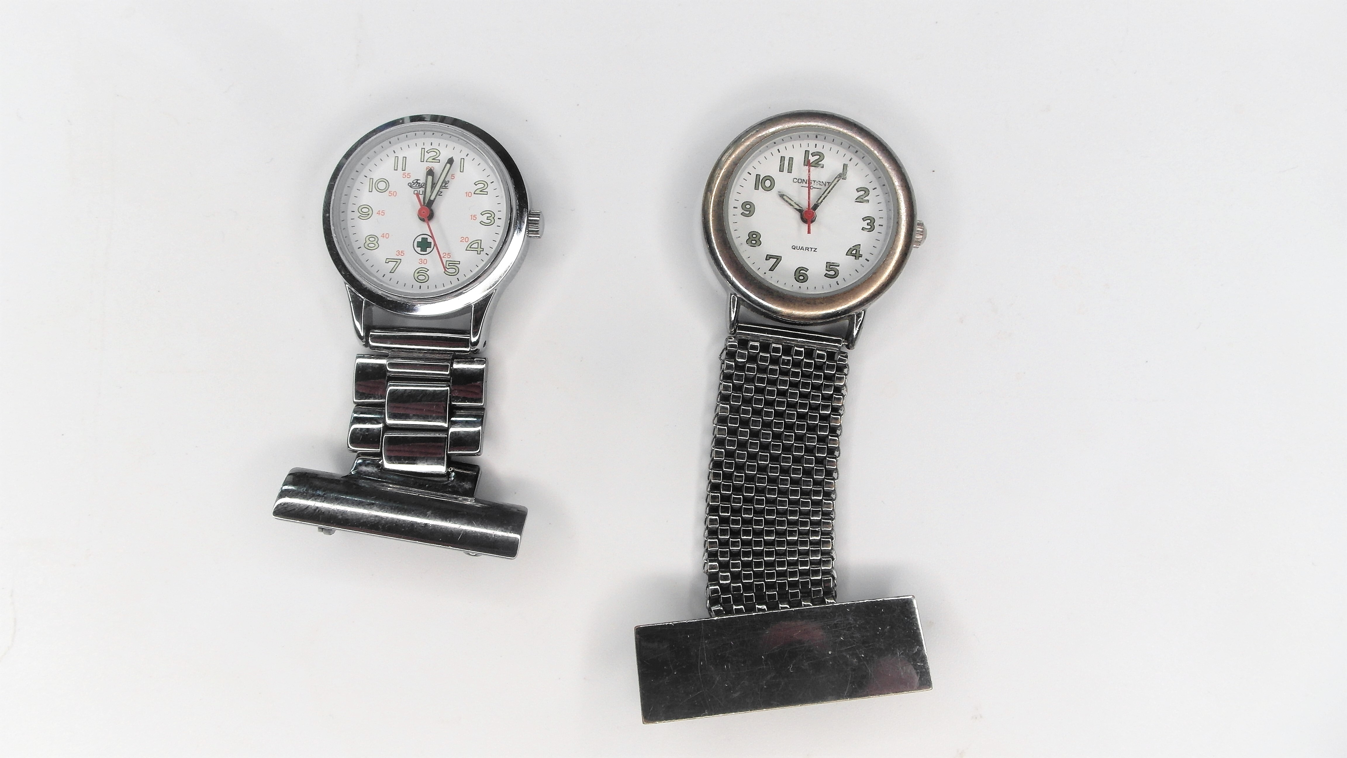 Ingersoll & Constant Nurse Fob Watches Ingersoll Nurse quartz Fob watch with pin/brooch