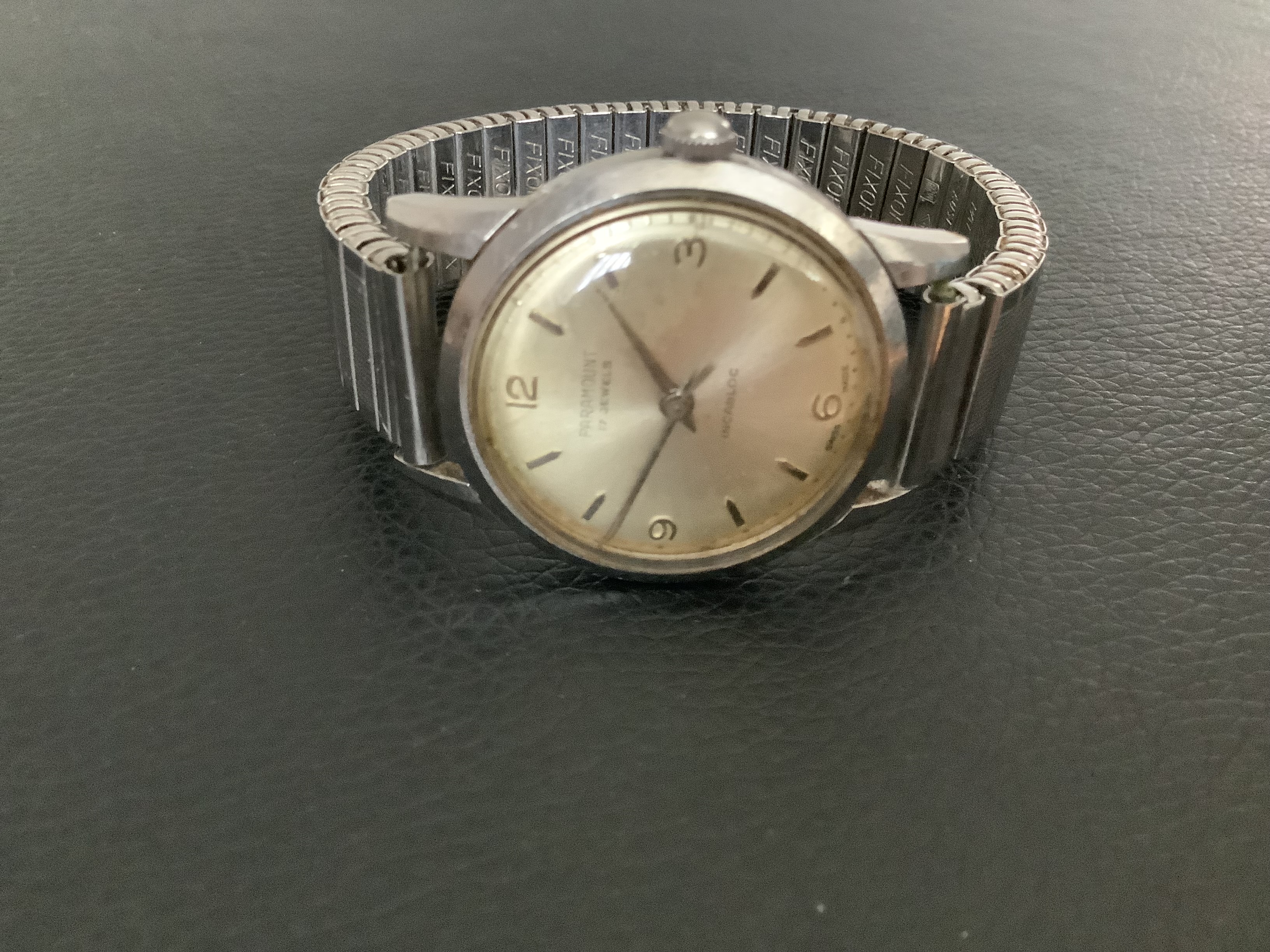 Vintage Paramount 17 Jewel Manual Wind Gents Wristwatch with Fixoflex Bracelet (GS 178) This may - Image 4 of 4