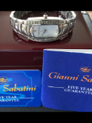 Beautiful Gianni Sabatini Ladies Diamante Wristwatch (GS 177) This is a beautiful Gianni Sabatini