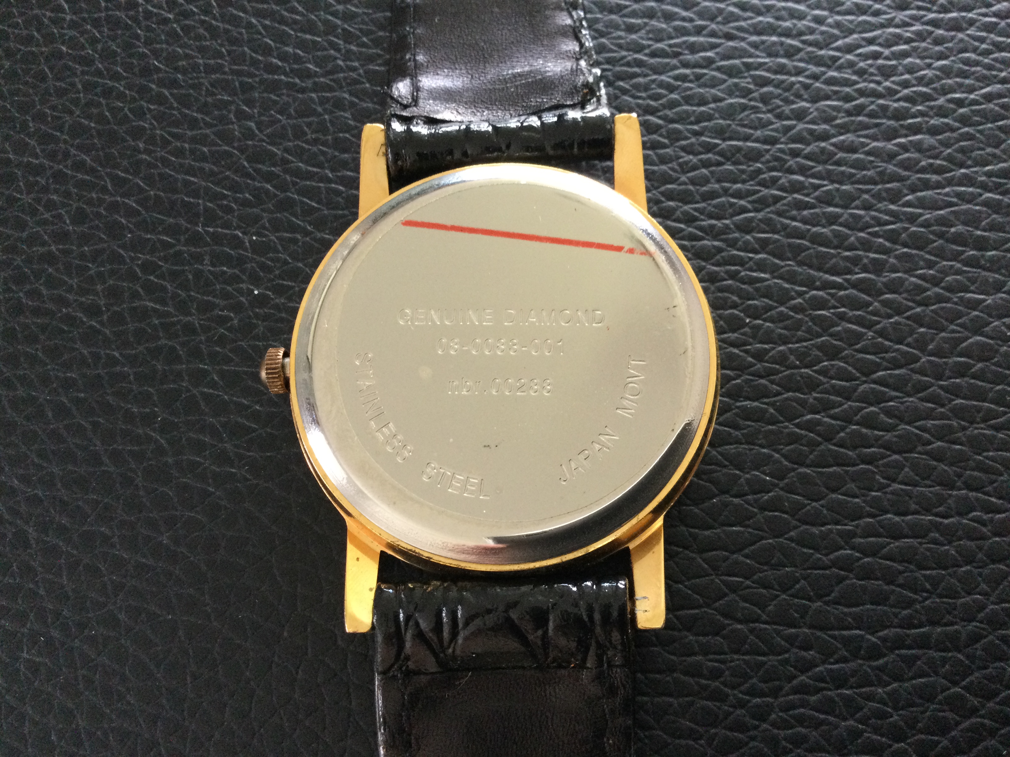 Quartz Unisex Wristwatch With Genuine Diamond (GS48) This is a beautiful little Diamond Quartz - Image 5 of 5