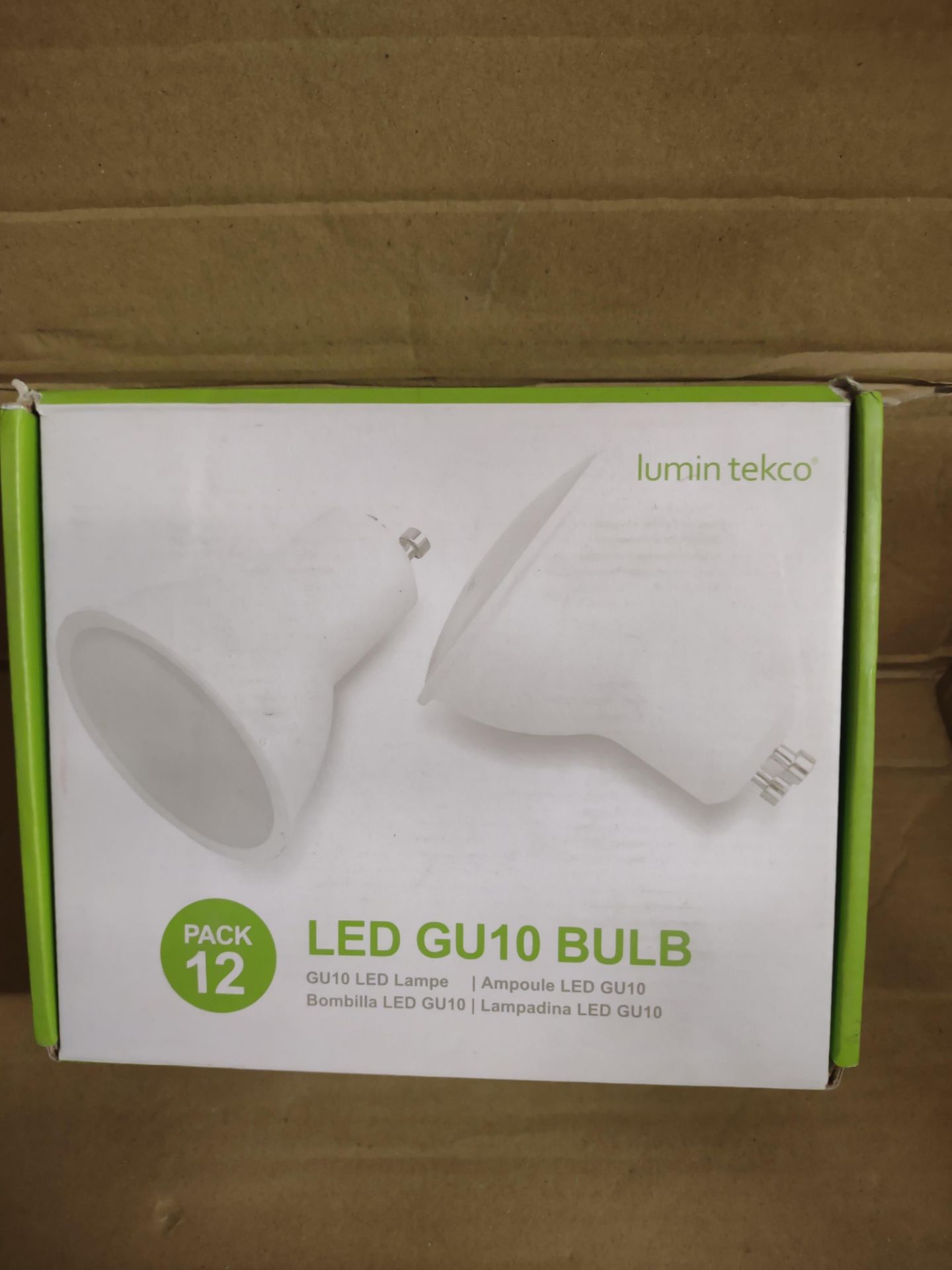 12 Pack LED Bulbs GU10 RRP £17 Grade U.