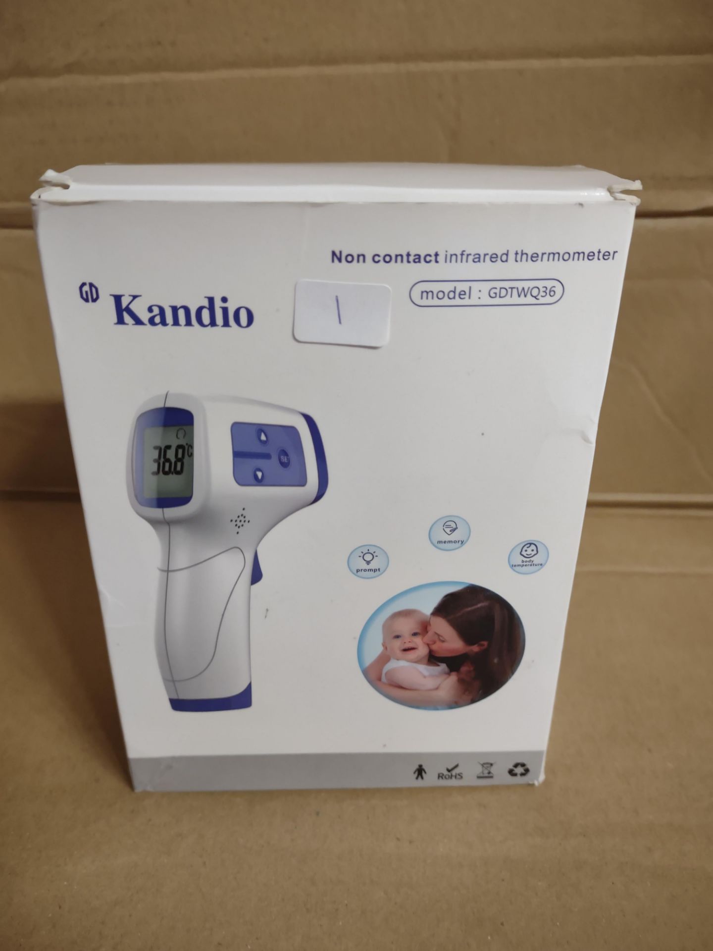 Kandio Infrared Thermometer RRP £30 Grade A.