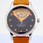 Claude Bernard / Open Heart / Diamond / Automatic (New) Full Set - Unisex Steel Wrist Watch