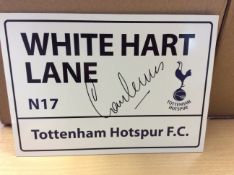 Garth Crooks Signed Tottenham Sign