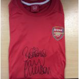 Paul Merson Signed Arsenal Shirt