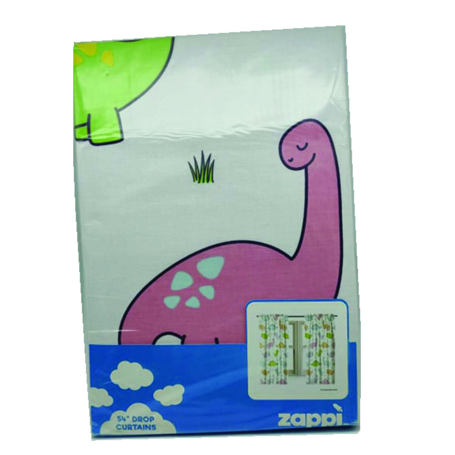 10x Kids' Dinosaur Themed 54” Drop Curtains - Image 3 of 3