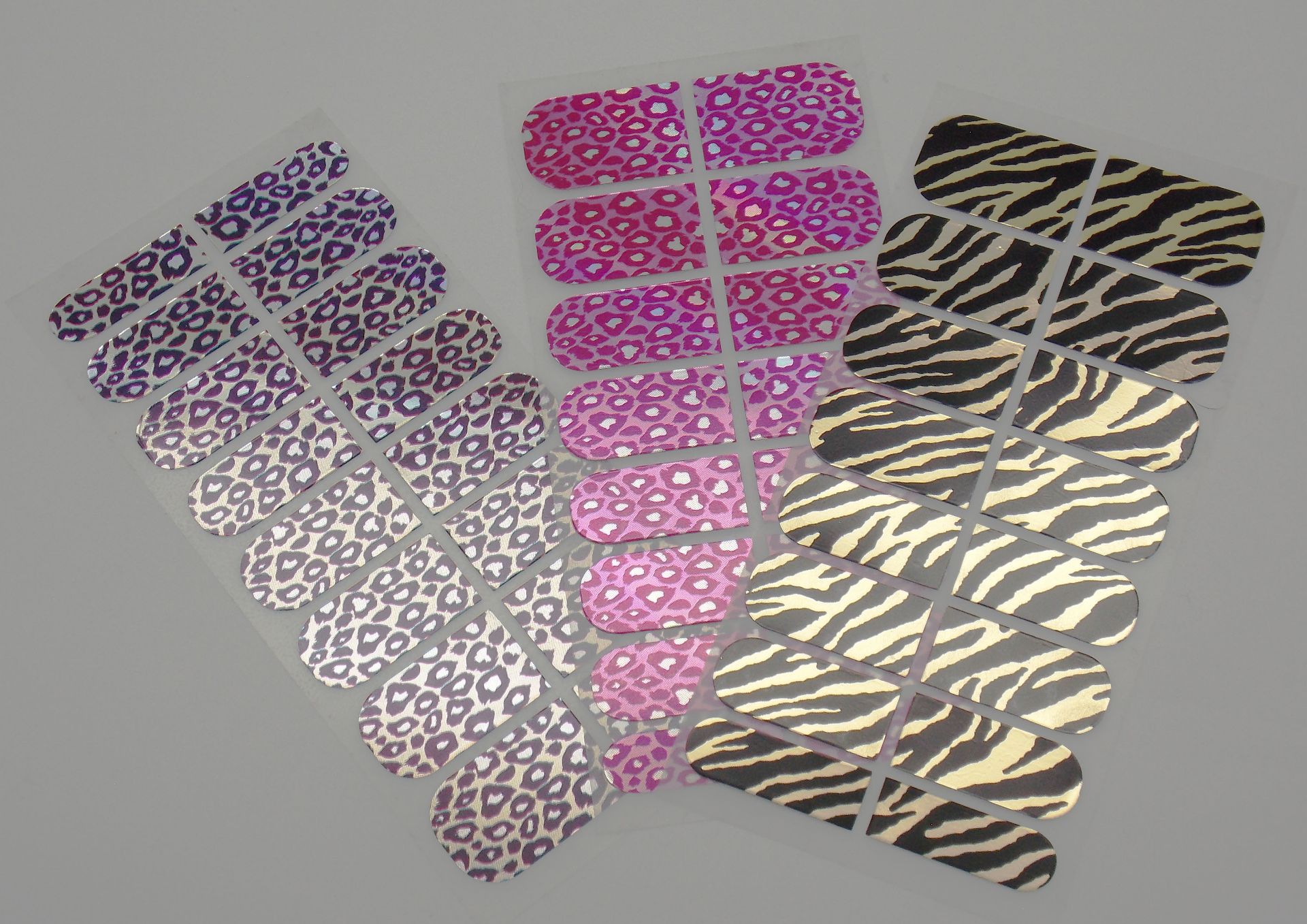 144 Packs Of Professional Nail Art Wrap Transfers - 3 Different Animal Print Styles - Image 6 of 10