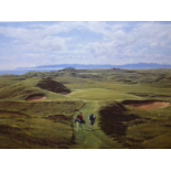 Royal Troon Golf Course signed artists proof by Peter Munro Born 1954, Exhibited R.S.A