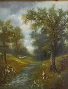 T Sayer signed oil painting for restoration