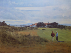 Portmahomock golf course artist proof print by Peter Munro