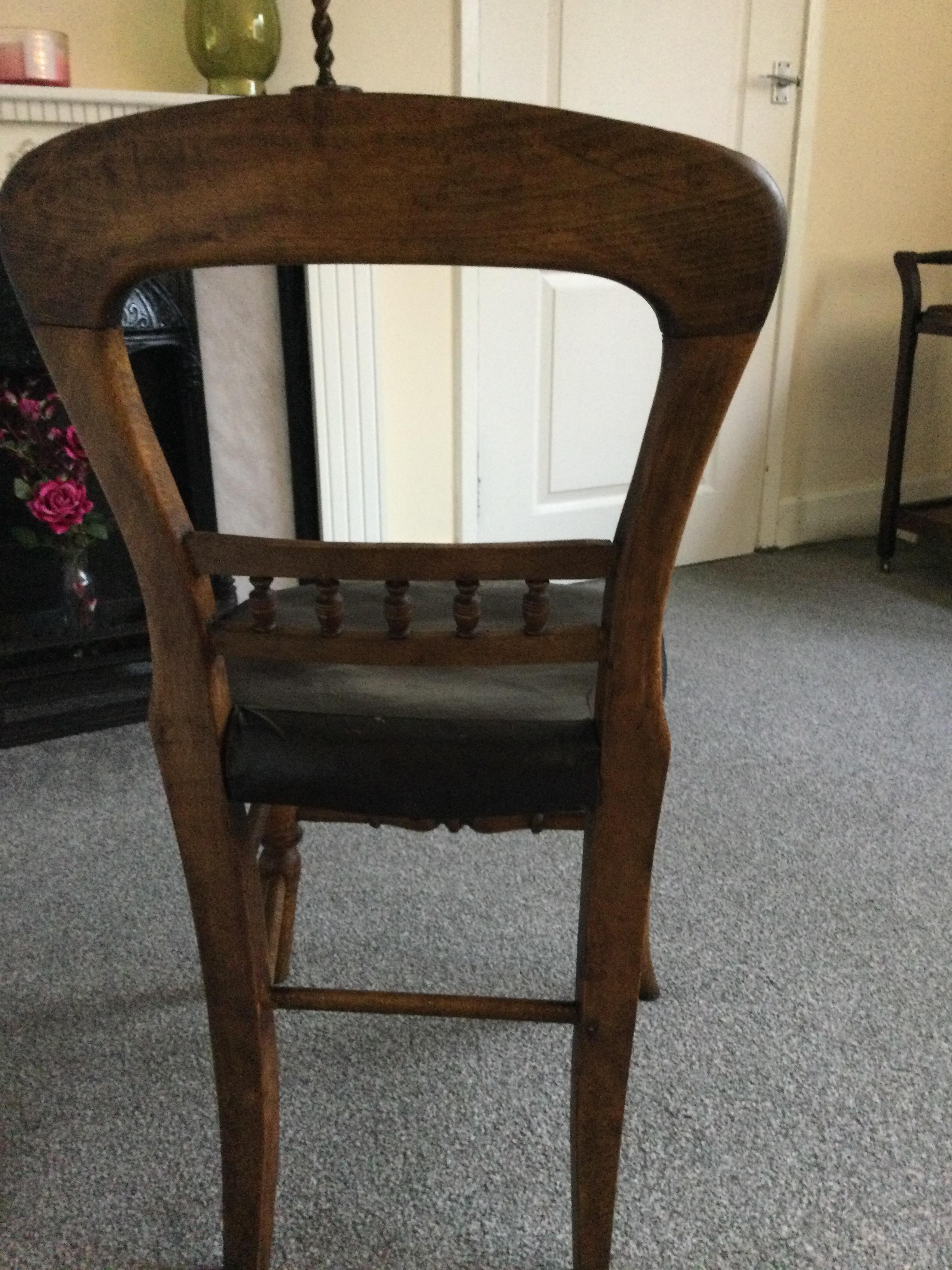 Antique Boloon Back chair - Image 3 of 4