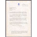 Royalty Edward VIII Typed Abdication letter from Edward VIII Duke of Windsor to Lord Beaverbrook ..