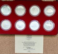 1977 Set Of 8 Proof Jubilee Crowns