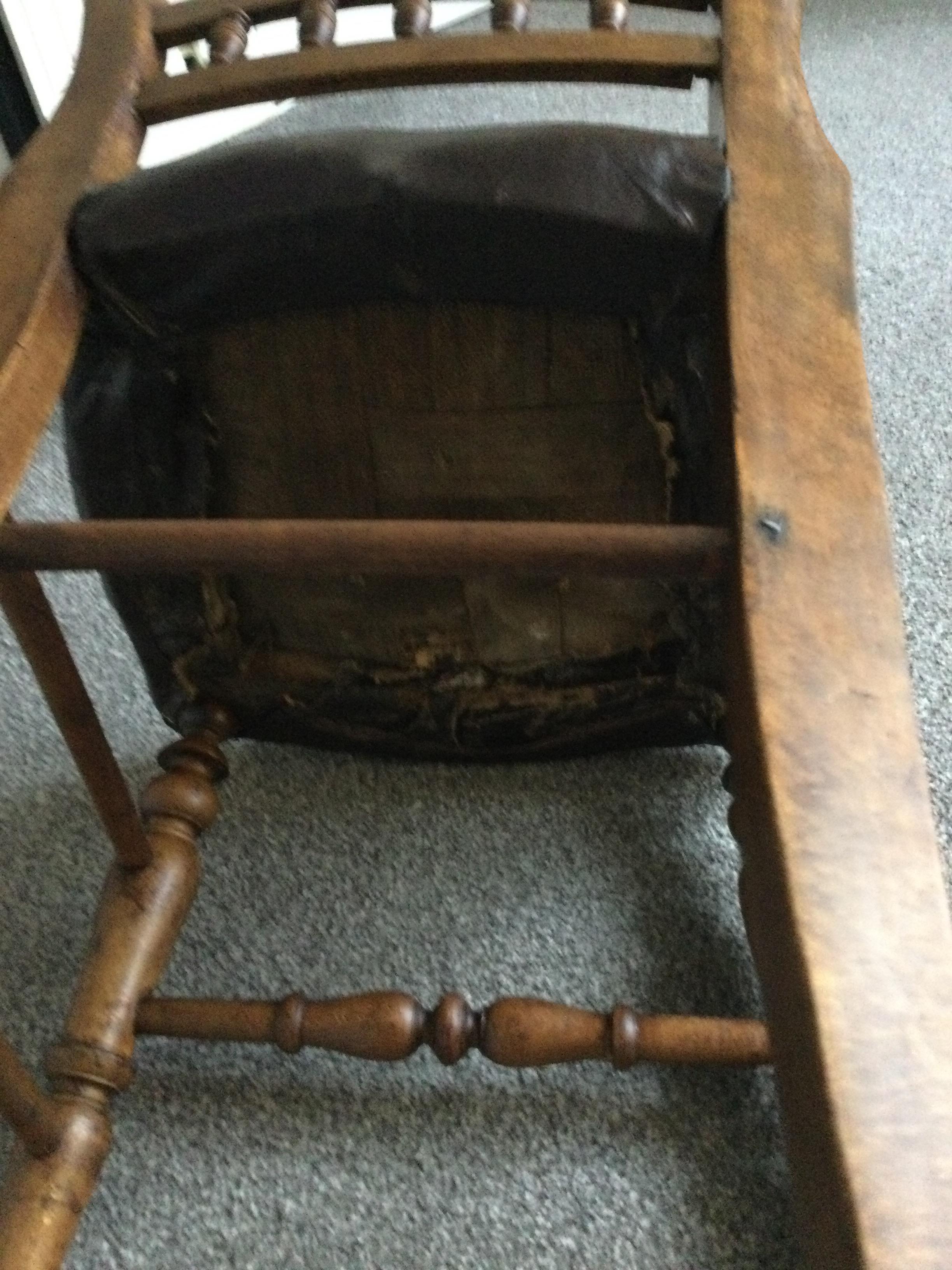 Antique Boloon Back chair - Image 2 of 4