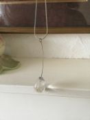 Melissa Mcarthur sterling silver quartz pendant necklace