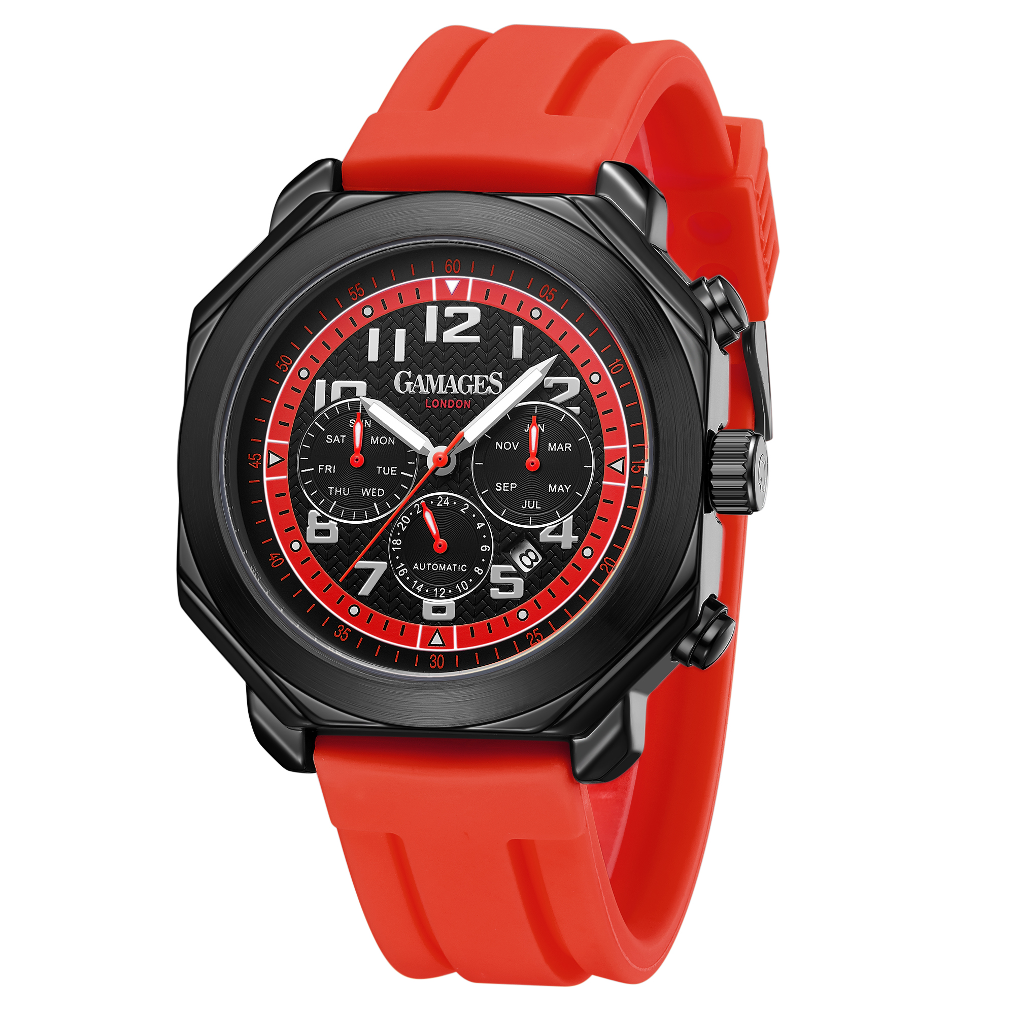 Ltd Edition Hand Assembled Gamages Contemporary Automatic Red – 5 Year Warranty & Free Delivery