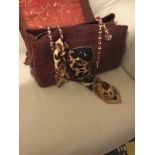 Moschino Scarf Shoulder Bag