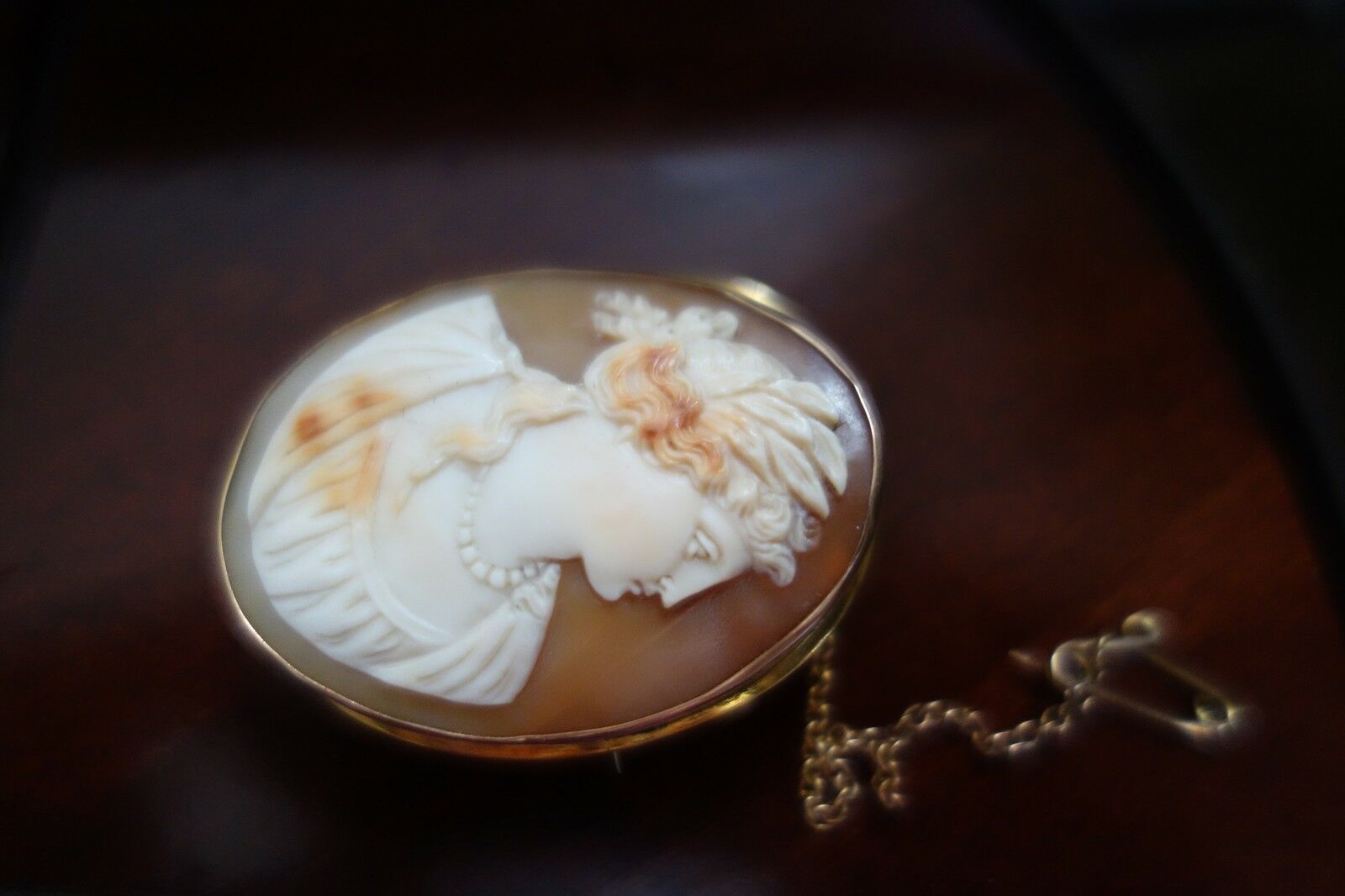 Vintage Cameo set in solid 9ct Yellow Gold.... - Image 5 of 6