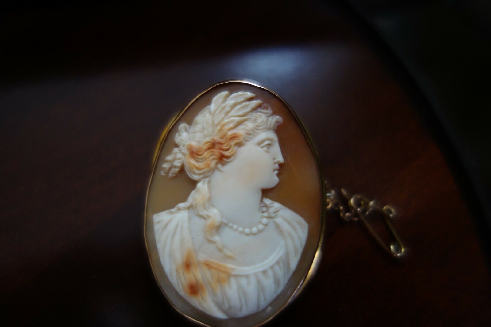 Vintage Cameo set in solid 9ct Yellow Gold.... - Image 6 of 6