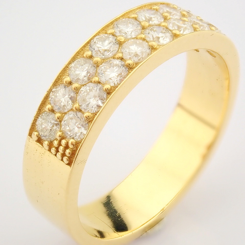 IDL Certificated 18K Yellow Gold Diamond Ring (Total 0.85 ct Stone) - Image 8 of 10