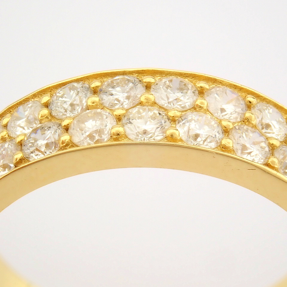 IDL Certificated 18K Yellow Gold Diamond Ring (Total 0.85 ct Stone) - Image 6 of 10
