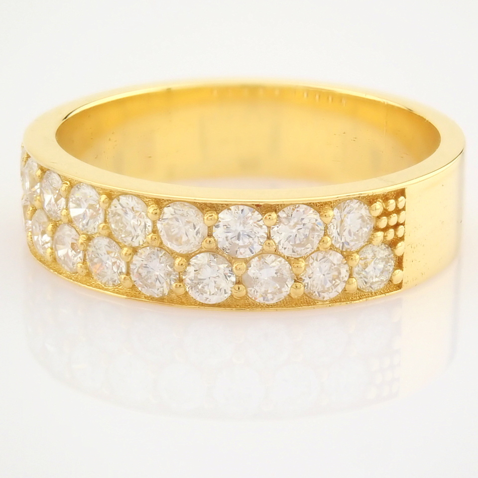 IDL Certificated 18K Yellow Gold Diamond Ring (Total 0.85 ct Stone) - Image 3 of 10