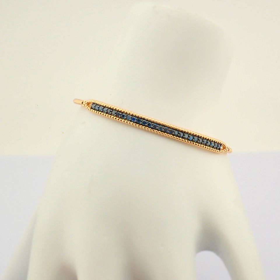 IDL Certificated 14K Rose/Pink Gold Diamond Bracelet (Total 0.56 ct Stone) - Image 7 of 9