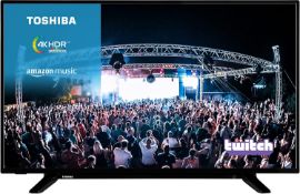 Approximately 15 Mixed Raw Customer Returns TVs To Include Sharp 40” 4K Ultra HD Android 40BL2KA. T