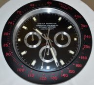 40 cm Black body Black Dial clock