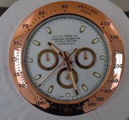 40 cm Copper body White Dial clock