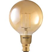 Megaman 3W LED Gold Filament BC B22 Globe Very Warm White Dimmable