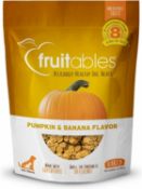 Fruitables Healthy Dog Treat 198g Short Dated Pumpkin and Banana