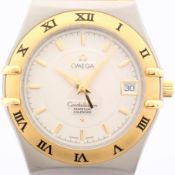 Omega / Constellation Perpetual Calendar - Gentlmen's Gold/Steel Wrist Watch