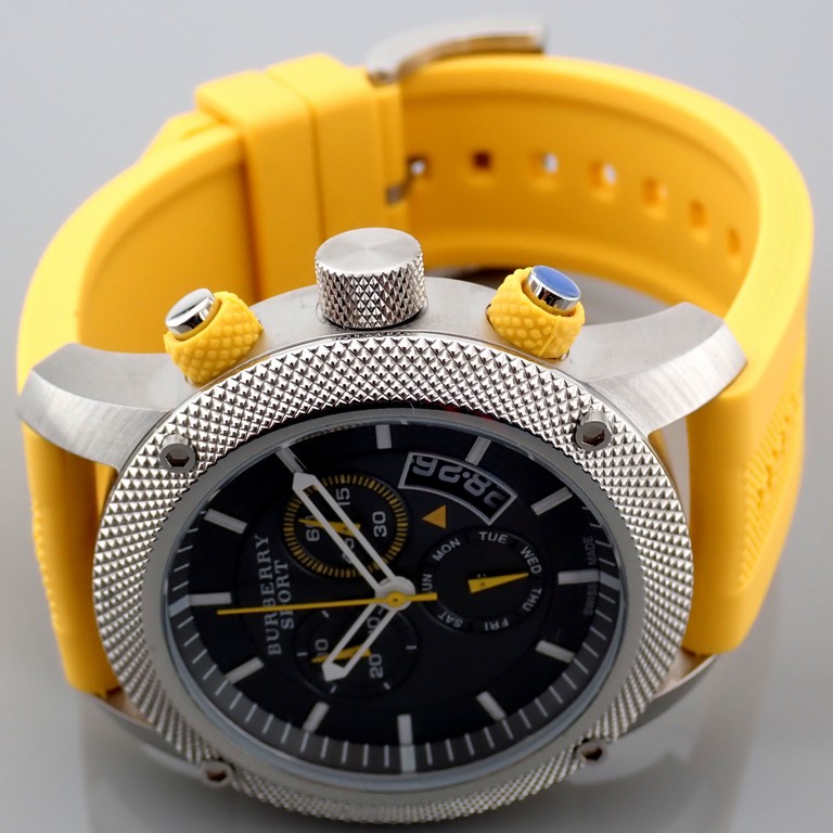 Burberry / Sport - Gentlmen's Steel Wrist Watch - Image 7 of 8