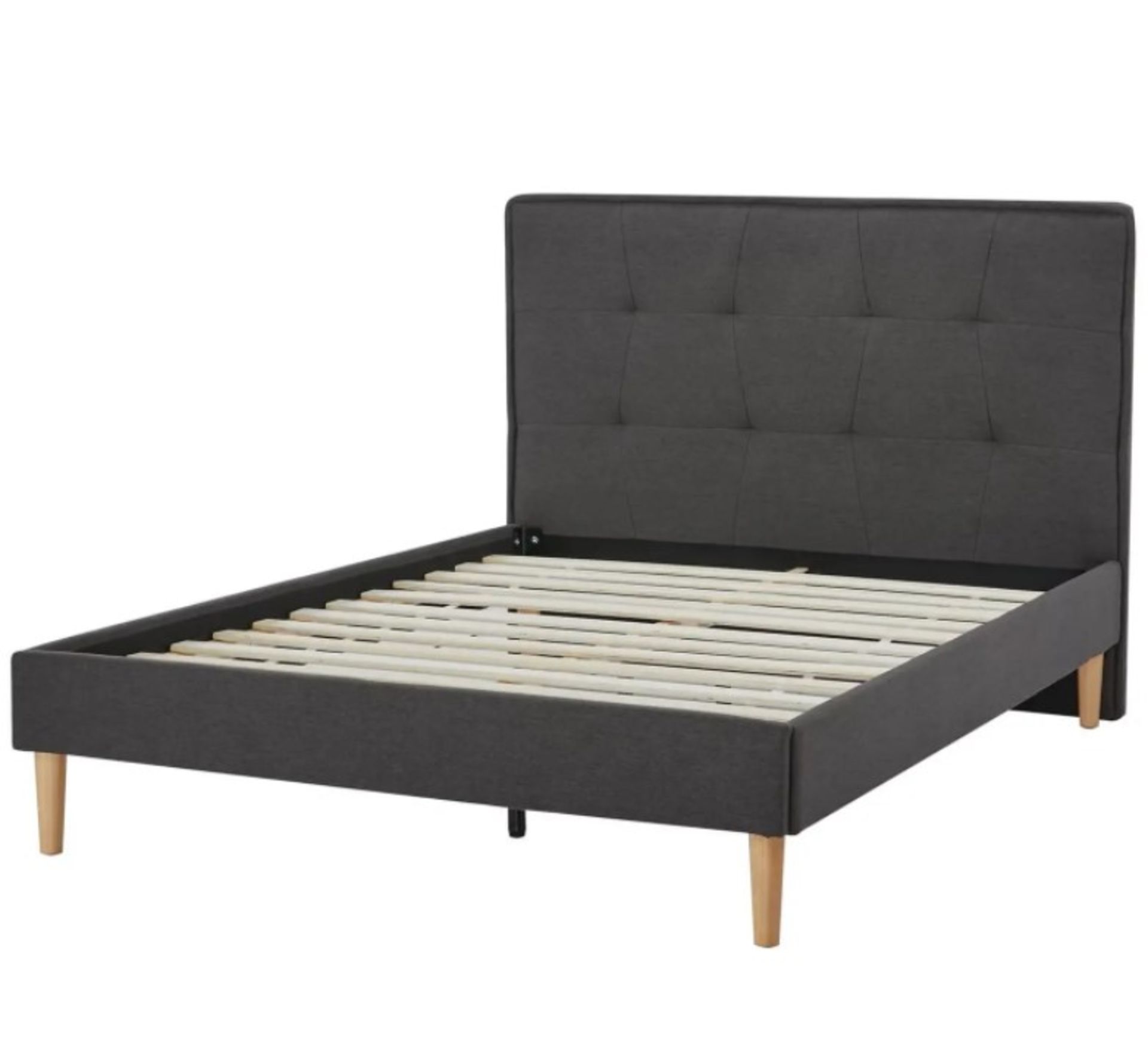 (16) 1x Metro Double Bed Frame Grey RRP £200. (H110x W143x L208cm). This Lot Contains 3x Units – Bo - Image 2 of 5