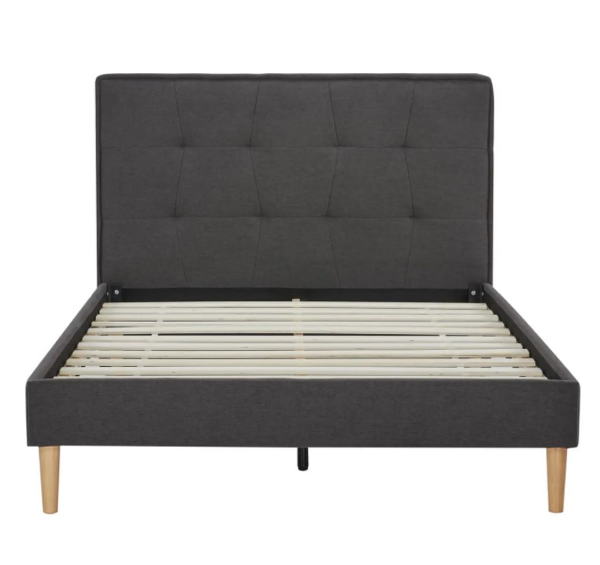 (16) 1x Metro Double Bed Frame Grey RRP £200. (H110x W143x L208cm). This Lot Contains 3x Units – Bo - Image 3 of 5