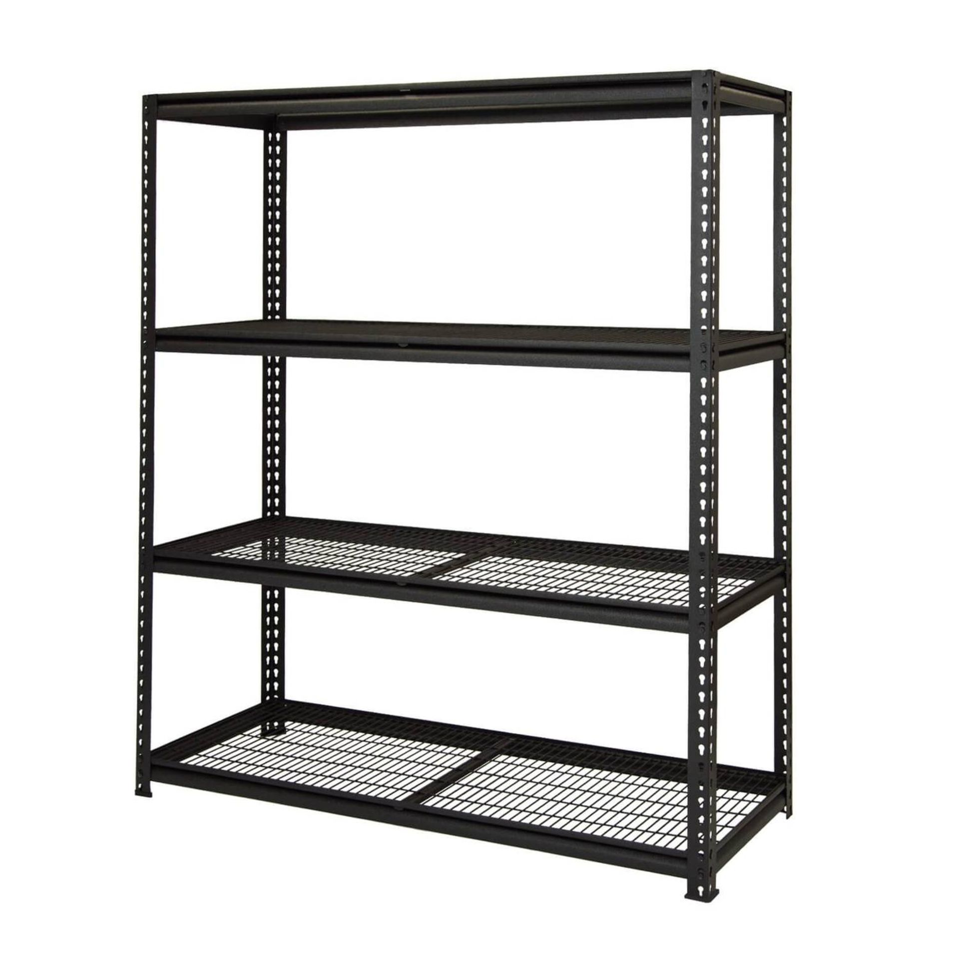 (P10) 1x Pinnacle Hardware 4 Tier Adjustable Shelf RRP £99. (H1830x W1500x D540cm).