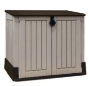 (7H) 1x Keter Store It Out Midi Outdoor Garden Storage Box 845L RRP £75. (H110x W74x D130cm).
