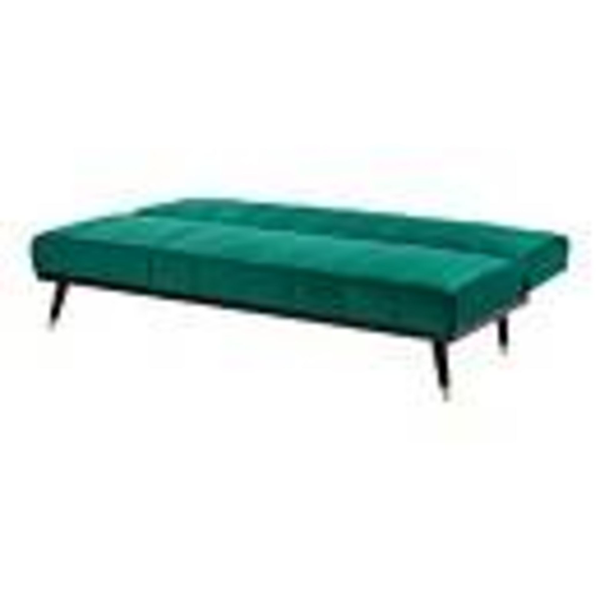 (P4) 1x Sindy Sofa Bed Deco Luxe Emerald Green RRP £250. (Sofa: H82x W181x D83cm). (Bed: H40x W181x - Image 2 of 9